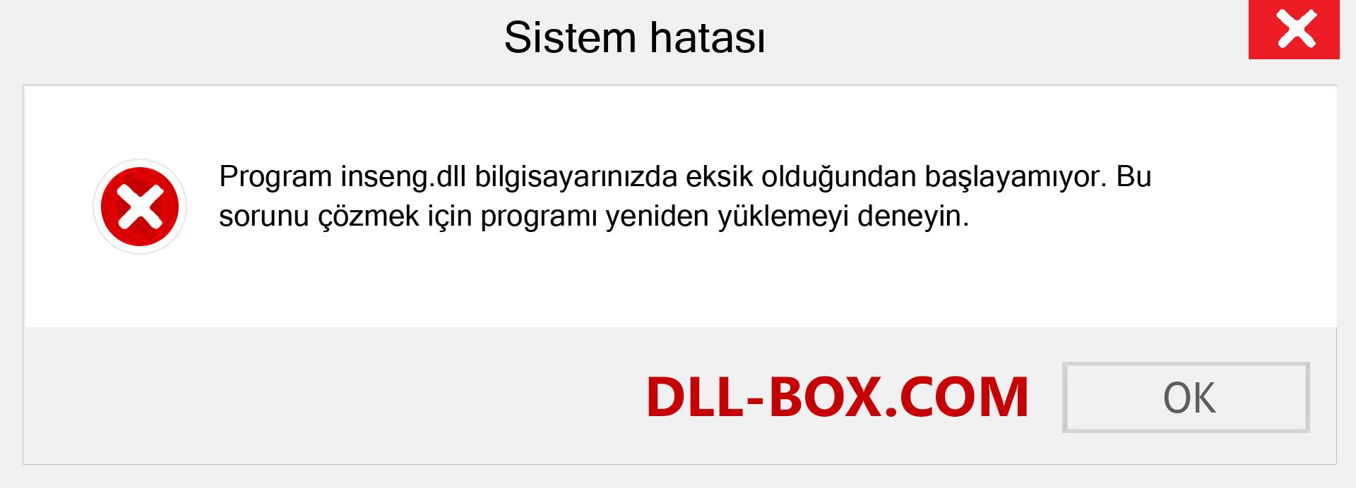 inseng.dll dosyası eksik mi? Windows 7, 8, 10 için İndirin - Windows'ta inseng dll Eksik Hatasını Düzeltin, fotoğraflar, resimler